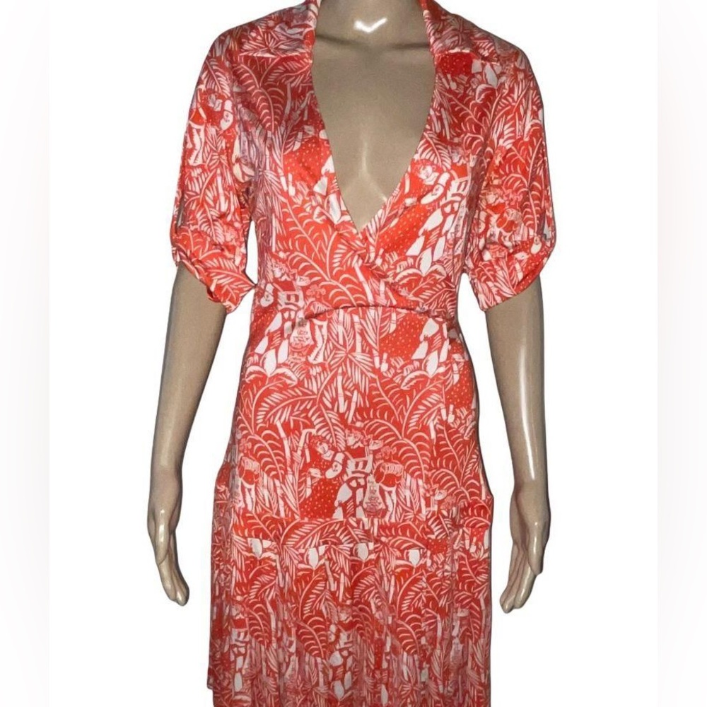 DVF Shilo wrap dress size 6